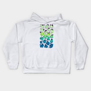 Dustbunny Gathering Green Kids Hoodie